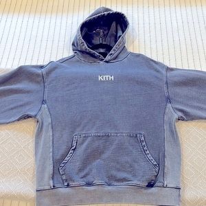 Kith WILLIAMS III Hoodie Washed Navy